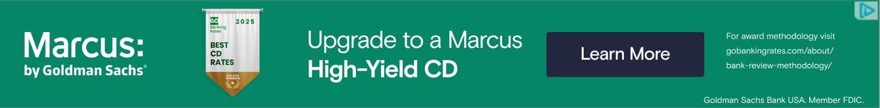 Marcus High Yield CD Advertisement